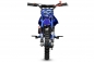 Mobile Preview: Kinder Motocross Crossbike Nitro Motors Flash Fun 49 cc Tuning Kupplung Easy Pull Start Dirt Bike Scheibenbremsen Sportluftfilter Sportauspuff Luftbereifung Pocket Bike blau