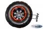 Preview: 1 Stück Reifen Komlettset mit Felgen 1:8 für RC Auto Crawler