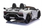 Preview: Kinderfahrzeug Kinderauto 12V Zweisitzer Kinder Elektro Auto Lamborghini Aventador SVJ MP3 USB EVA Gummiräder 2,4 GHZ