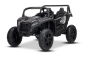 Preview: Kinderauto 24V Lithium Batterie Strong Kinder Elektro Auto 15km/h Kinderfahrzeug Elektro UTV2000 Strong Brushless Motor Metallgetriebe Luftreifen Scheibenbremsen Zweisitzer Ledersitz schwarz