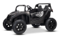 Preview: Kinderauto 24V Lithium Batterie Strong Kinder Elektro Auto 15km/h Kinderfahrzeug Elektro UTV2000 Strong Brushless Motor Metallgetriebe Luftreifen Scheibenbremsen Zweisitzer Ledersitz schwarz