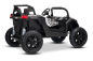 Preview: Kinderauto 24V Lithium Batterie Strong Kinder Elektro Auto 15km/h Kinderfahrzeug Elektro UTV2000 Strong Brushless Motor Metallgetriebe Luftreifen Scheibenbremsen Zweisitzer Ledersitz schwarz