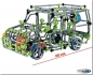 Preview: Stecksytem Building Block Intellect Auto LKW 657 Teile Motorik Ganz neu 2012