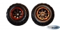 Preview: 2 Stück Reifen Komlettset mit Felgen 1:8 für RC Auto Crawler