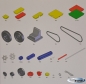 Preview: Seva Stecksystem Steckbaukasten 445 Teile