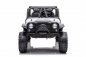 Mobile Preview: Kinderfahrzeug XXL Raptor Rush 24V 4 x 50Watt Kinder Elektro Auto Elektro Zweisitzer Ledersitz EVA Räder weiss