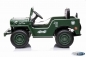 Preview: Kinderfahrzeug 12V Kinder Elektro Auto Geländewagen U.S.  Army Militärfahrzeug Limited Edition Elektro grün