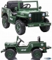 Preview: Kinderfahrzeug 12V Kinder Elektro Auto Geländewagen U.S.  Army Militärfahrzeug Limited Edition 4x4 180W Elektro grün