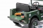 Preview: Kinderfahrzeug 12V Kinder Elektro Auto Geländewagen U.S.  Army Militärfahrzeug Limited Edition Elektro grün