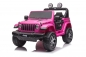 Preview: Kinderfahrzeug 12V 4WD Kinderelektro Auto Kinderauto Jeep Wrangler Rubicon Limited Edition pink Geländeauto USB EVA Gummiräder Ledersitz