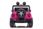 Preview: Kinderfahrzeug 12V 4WD Kinderelektro Auto Kinderauto Jeep Wrangler Rubicon Limited Edition pink Geländeauto USB EVA Gummiräder Ledersitz