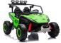 Preview: Kinderfahrzeug 24V 800 Watt Kinder Elektro Auto Kinderquad Elektro Buggy Turbo Zweisitzer Ledersitz EVA Gummiräder