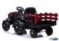 Preview: Kinderfahrzeug Traktor Future1000 mit Anhänger 1,6m Elektrotraktor Kinderauto Kindertraktor rot