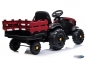 Preview: Kinderfahrzeug Traktor Future1000 mit Anhänger 1,6m Elektrotraktor Kinderauto Kindertraktor rot