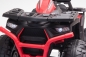 Preview: Kinderquad XXForce 24V 400W 8kmh Kinder Elektro Auto Kinderfahrzeug Elektro Quad ATV Ledersitz EVA Gummiräder weiß/schwarz