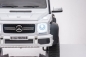 Mobile Preview: Kinderfahrzeug 12V Kinder Elektro Auto Mercedes  G63 6x45Watt  Allrad Antrieb Crawler USB Ledersitz EVA Gummiräder 2,4 GHZ schwarz