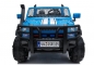 Mobile Preview: Kinderfahrzeug 24V Kinder Elektro Auto Geländewagen Truck T-1600 2 Sitzer XXXL 1,6m Elektro Ledersitz EVA Gummiräder blau