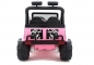 Mobile Preview: Kinderfahrzeug Geländeauto Beast 12V Kinder elektro Auto Kinderauto USB EVA Gummiräder rosa