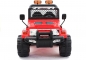 Preview: Kinderfahrzeug Geländeauto Beast 12V Kinder elektro Auto Kinderauto USB EVA Gummiräder rot