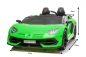 Preview: Kinderfahrzeug Kinderauto 24V Zweisitzer Echtlackierung Touchscreen MP4 Video  Kinder Elektro Auto Lamborghini Aventador SVJ Edition MP3 USB EVA Gummiräder 2,4 GHZ