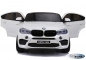 Mobile Preview: Kinderfahrzeug BMW X6M Zweisitzer XXL 12V Kinder Elektro Auto Kinderauto MP3 USB Ledersitz EVA Gummiräder 2,4 GHZ weiß