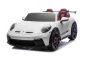 Preview: Kinderfahrzeug Kinderauto Porsche 911 GT3 24V 4x4 zwei Sitzer 800W Lithium-Batterie LED ORIGINALE Lizenz weiß