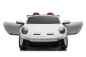 Preview: Kinderfahrzeug Kinderauto Porsche 911 GT3 24V 4x4 zwei Sitzer 800W Lithium-Batterie LED ORIGINALE Lizenz weiß