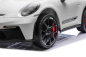 Preview: Kinderfahrzeug Kinderauto Porsche 911 GT3 24V 4x4 zwei Sitzer 800W Lithium-Batterie LED ORIGINALE Lizenz weiß