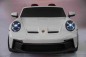 Preview: Kinderfahrzeug Kinderauto Porsche 911 GT3 24V 4x4 zwei Sitzer 800W Lithium-Batterie LED ORIGINALE Lizenz weiß