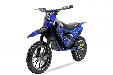 Kinder Motocross Crossbike Nitro Motors 500W Serval Eco Prime 10/10 500W 36V Dirt Bike Scheibenbremsen Luftbereifung Pocket Bike grün