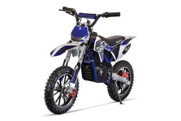 Kinder Motocross Crossbike Elektro Gazelle Deluxe 550 Dirt Bike Scheibenbremsen Luftbereifung Pocket Bike 25km/h grün