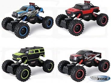 RC Auto Rock Crawler RC Monstertruck 2,4GHz 4 WD Auto 1:14 Komplettset