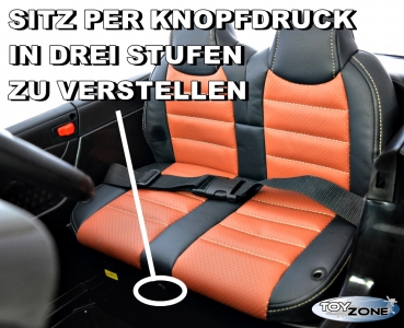 Kinderfahrzeug 12V Kinder Elektro Auto Mercedes SL65 AMG Coupe  EVA Gummiräder Ledersitz 2,4 GHZ schwarz