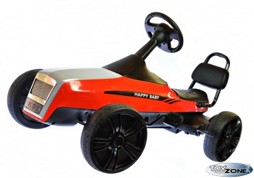 Kinderfahrzeug Tretfahrzeug Race Pedal Go-Kart Tretauto EVA-Reifen