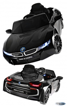 Kinderfahrzeug BMW I8 Coupe Edition 12V Kinder Elektro Auto Kinderauto MP3 USB Ledersitz EVA Gummiräder 2,4 GHZ