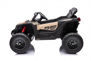 Kinderfahrzeug  Buggy Can Am Kinder Elektro Auto EVA Gummiräder Kinderquad Elektro khaki