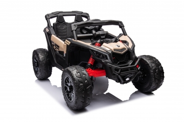 Kinderfahrzeug  Buggy Can Am Kinder Elektro Auto EVA Gummiräder Kinderquad Elektro khaki