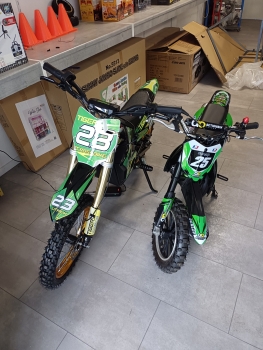 Kinder Motocross Nitro Motors E-Dirtbike 1800W 48V Tiger Lithium 14/12 brushless DELUXE