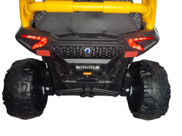 Kinderfahrzeug 12V 4x4 Kinder Elektro Kinderauto Buggy ULTRA Ledersitz EVA Gummiräder