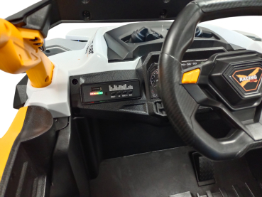 Kinderfahrzeug 12V 4x4 Kinder Elektro Kinderauto Buggy ULTRA Ledersitz EVA Gummiräder