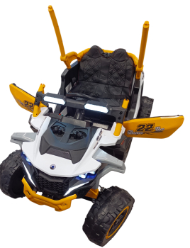 Kinderfahrzeug 12V 4x4 Kinder Elektro Kinderauto Buggy ULTRA Ledersitz EVA Gummiräder