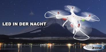 RC Quadrocopter Syma X8SW RC Drohne inkl. 6-Achsen Gyro 2.4 GHZ RTF Headless Modus