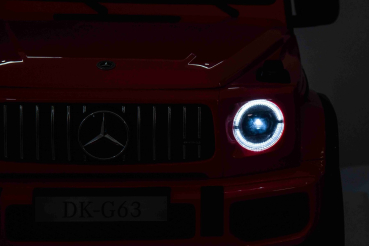 Kinderfahrzeug G63 AMG 12V 1,6m Kinder Elektro Auto Zweisitzer Ledersitz EVA Gummiräder