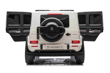 Kinderfahrzeug G63 AMG 12V 1,6m Kinder Elektro Auto Zweisitzer Ledersitz EVA Gummiräder