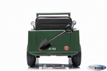Kinderfahrzeug 12V Kinder Elektro Auto Geländewagen U.S. Army Militärfahrzeug Limited Edition 4x4 180W Elektro grün