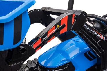 Kinderfahrzeug Traktor Hercules 24V Frontlader und Anhänger Elektrotraktor Kinderauto Kindertraktor