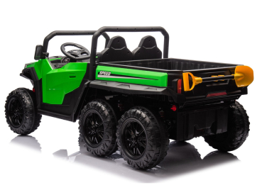 Kinderfahrzeug 24V 800Watt Kinder Elektro Auto LOADER RMT Zweisitzer MP3 Ledersitz EVA Gummiräder