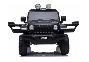 Kinderfahrzeug 12V Kinderelektro 4x4 Allrad Auto Kinderauto Jeep Wrangler Rubicon Geländeauto USB EVA Gummiräder Ledersitz