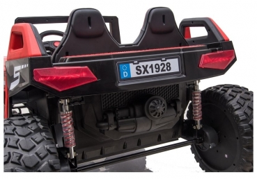 Kinderfahrzeug 12V 4x4 Buggy UTV 2000 Kinder Elektro Auto  Kindauto Ledersitz EVA Gummiräder