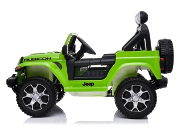 Kinderfahrzeug 12V Kinderelektro 4x4 Allrad Auto Kinderauto Jeep Wrangler Rubicon Geländeauto USB EVA Gummiräder Ledersitz